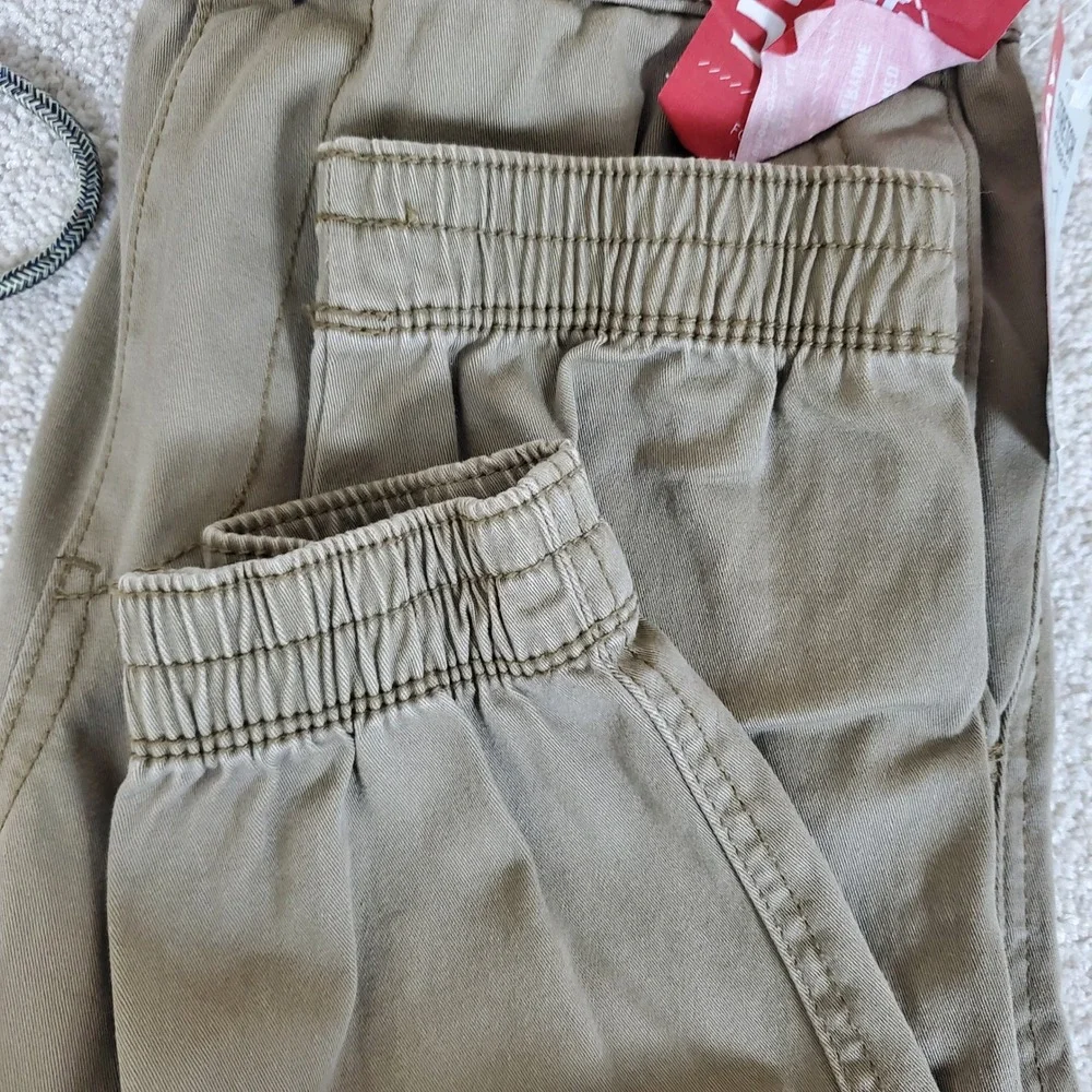 Unionbay CargoJogger Pants Men's Small Khaki Tan Pull-On